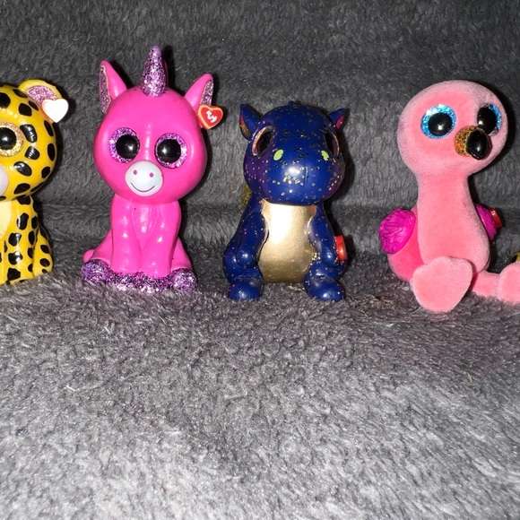 Lot of 5 TY Beanie Boos Mini Boo Speckles, Bubblegum, Gilda, Saffire Series 3 - Picture 5 of 15